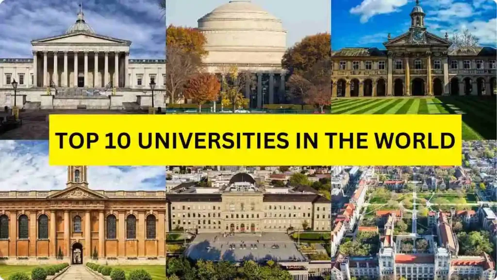 Top 10 Universities in The world